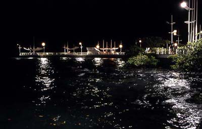 malecon at night
